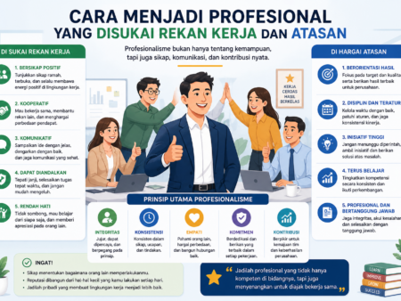 Cara Menjadi Profesional yang Disukai Rekan Kerja dan Atasan