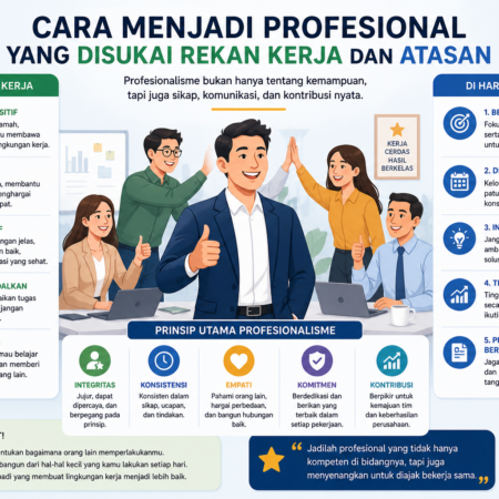 Cara Menjadi Profesional yang Disukai Rekan Kerja dan Atasan