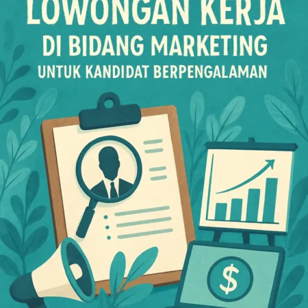 Lowongan Kerja di Bidang Marketing untuk Kandidat Berpengalaman
