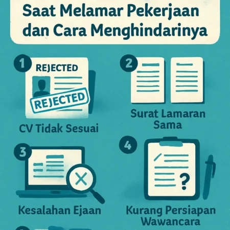 5 Kesalahan yang Sering Dilakukan Saat Melamar Pekerjaan dan Cara Menghindarinya